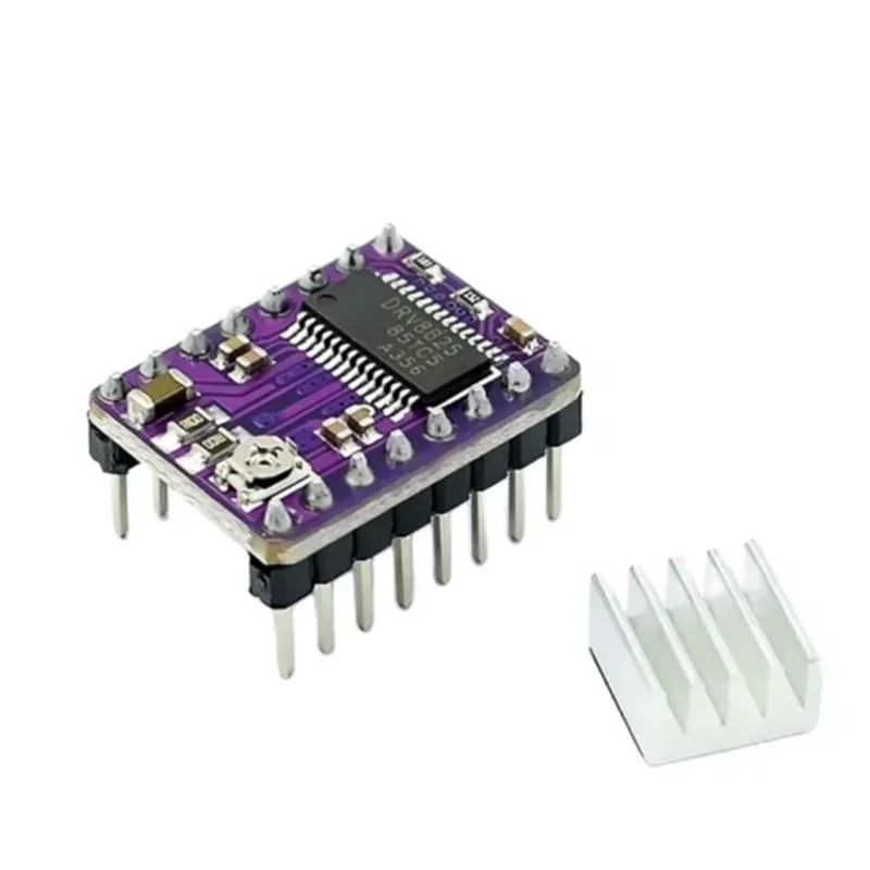 Фото Драйвер шагового двигателя StepStick A4988 DRV8825 с радиатором для 3D-принтеров Reprap RAMPS 1.4 №4