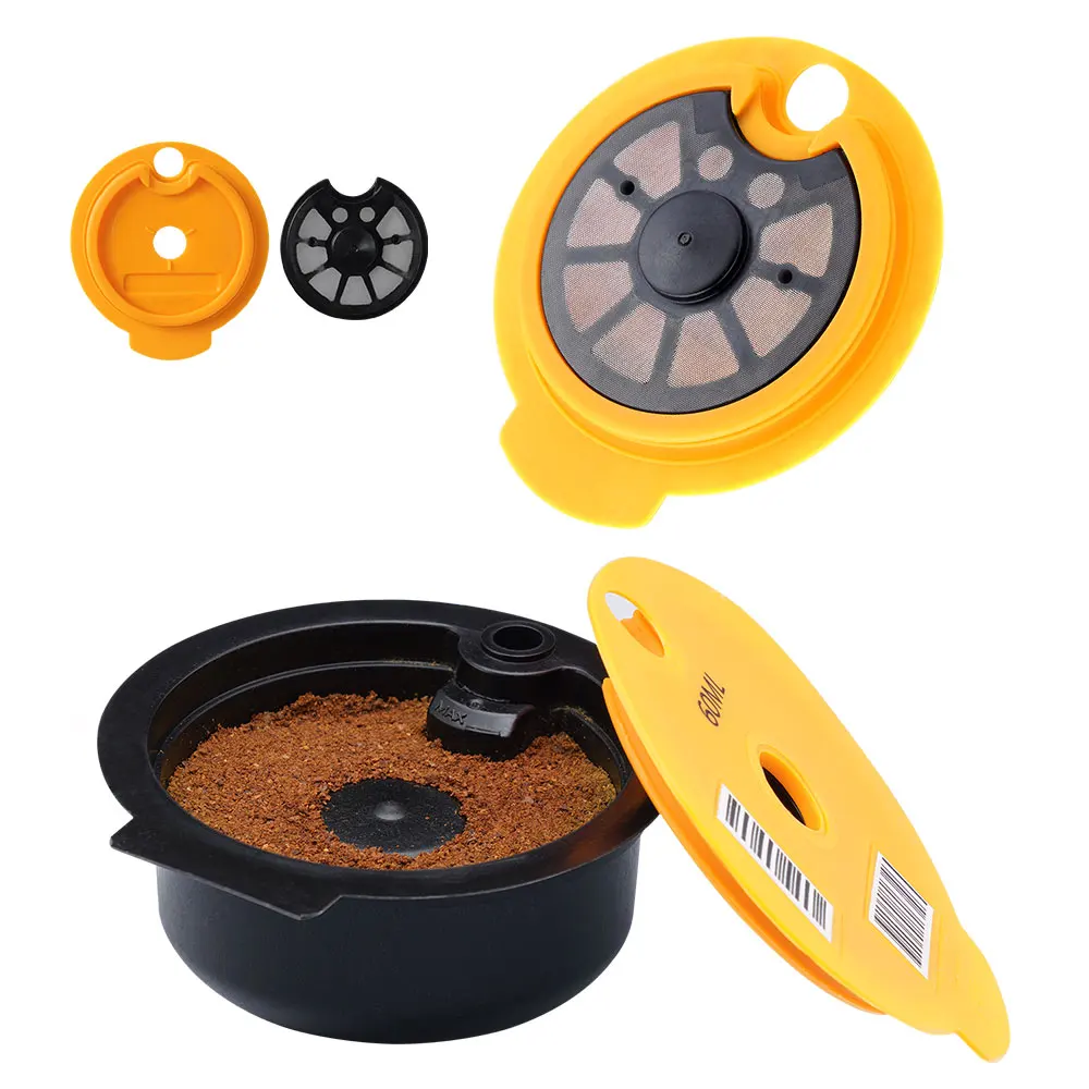 Многоразовая капсула Tassimo с силиконовой крышкой 60/ 180/ 200 /220 мл для кофе из