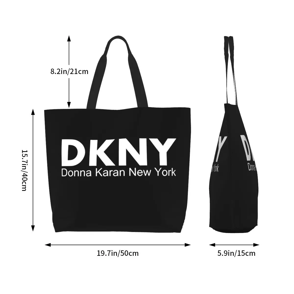 Многоразовые сумки для покупок D-DKNY продуктов. Складные Моющиеся большие