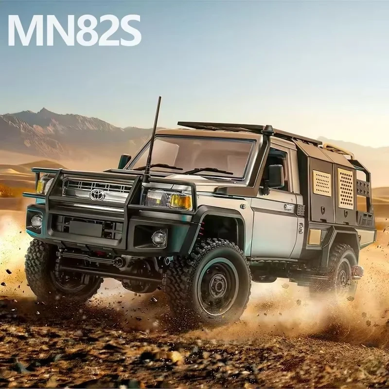 MN МОДЕЛЬ 2.4G MN82S 1/12 Supertourer Полномасштабный пикап Короткий грузовик 4WD
