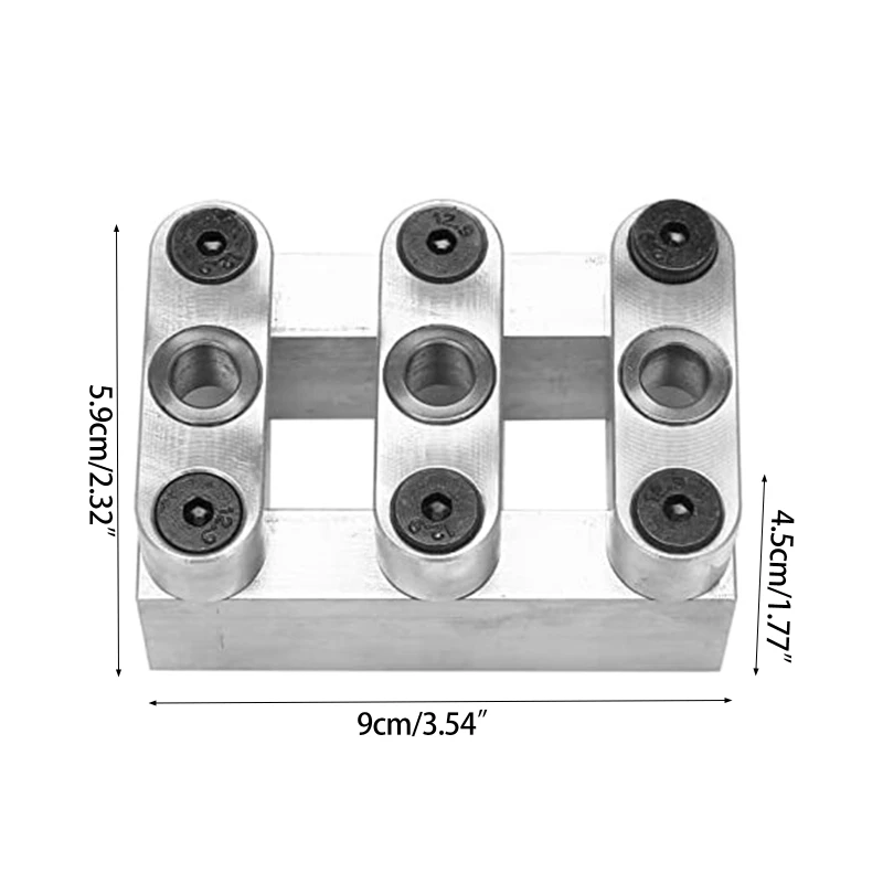 

Heavy Duty Guitar String Chord Knob Opening Die Making Mould Positioning Hole DIY Guitar Building Tool Maintence Durable