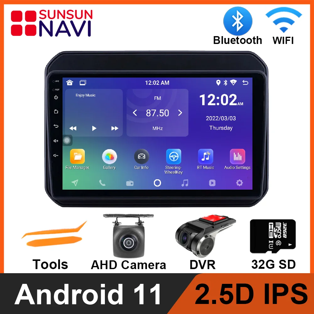 

Android 11 For Suzuki Ignis 2016 2017 2018 2019 2020 Car Radio Stereo Multimedia Navigation GPS Video Player DSP IPS