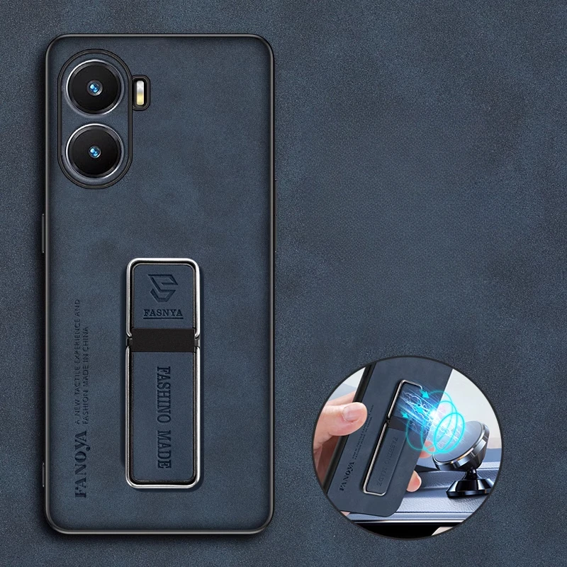 Кожаный чехол из овчины для Xiaomi poco x7 pro c75 Redmi Turbo 4 матовый магнитный