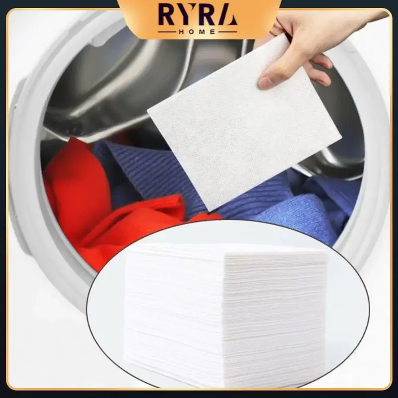 

2/4/5PCS Washing Machine Detergent Color Run Remove Laundry Tablets Laundry Soap Concentrated Washing Sheet Proof Laundry Papers