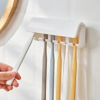 simple wall mounted toothbrush rack no perforated toothbrush storage rack toothbrush storage rack toothbrush holder wall