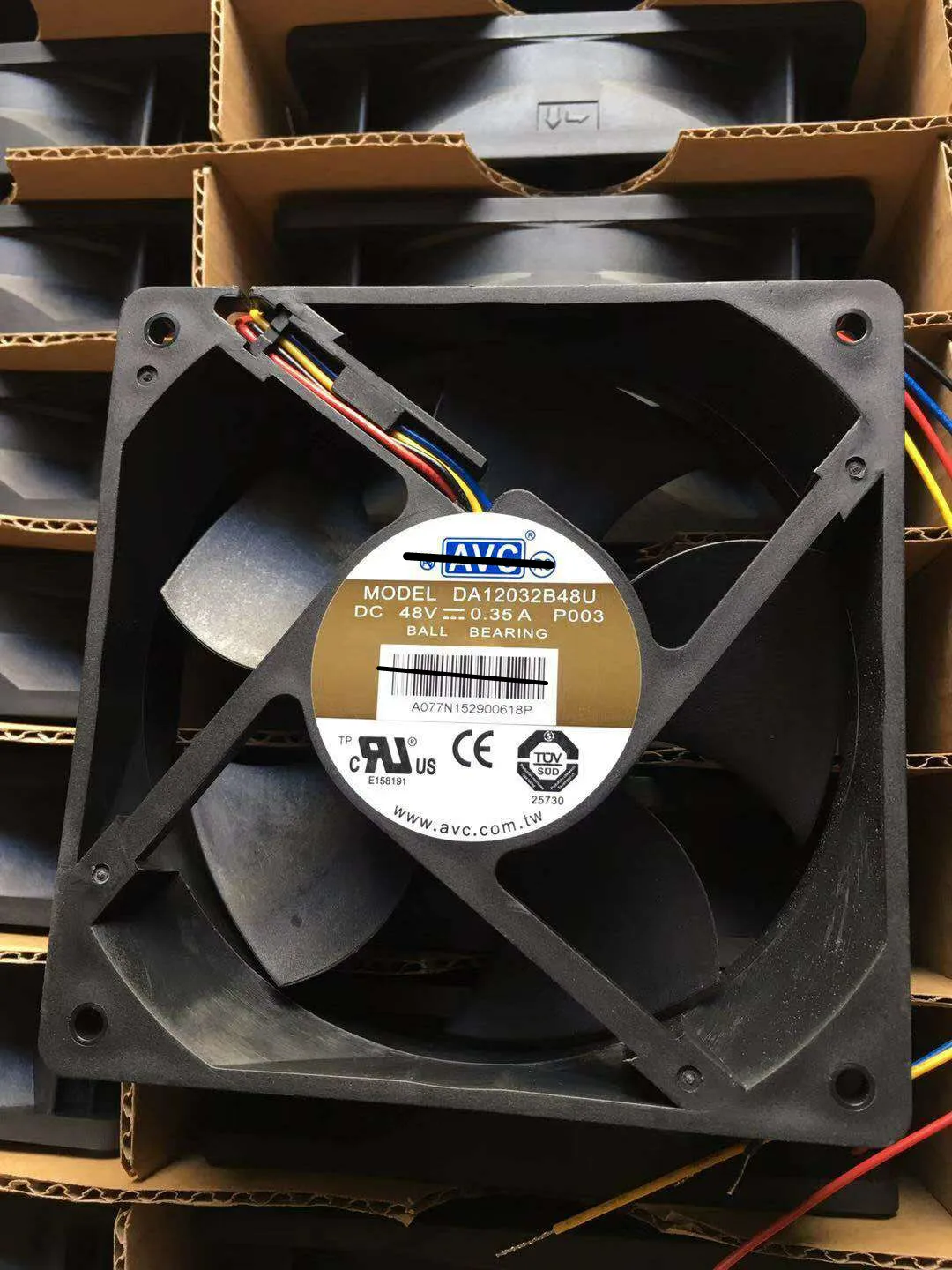 Оригинальный новый 100% рабочий 4-проводной вентилятор DA12032B48U 12 см 12032 48 в А