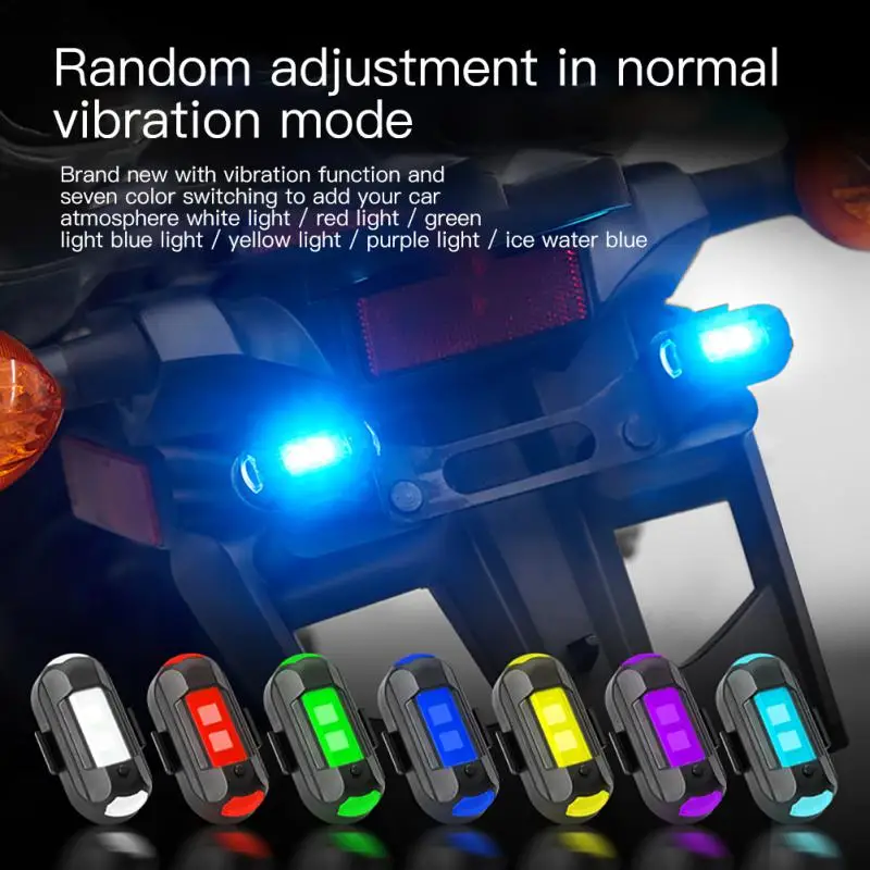 

Bicycle Light LED Magnetic Light Wireless Motorcycle Taillight Bike Lamp 7 Colors Cycling Warning Light Bicycle Accessories