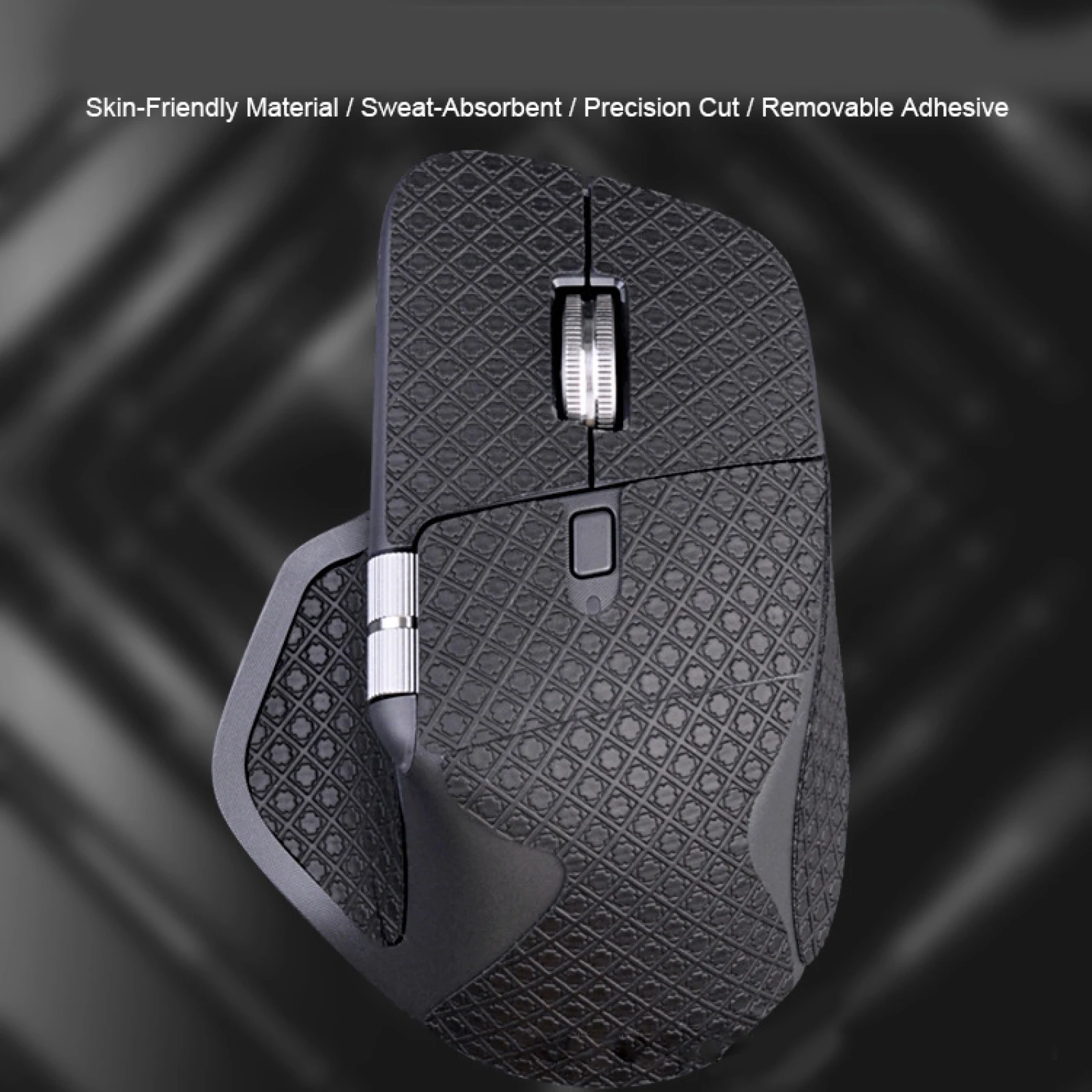 Фото Наклейка-грип для беспроводной мыши Logitech MX Master 4, ручной работы, противоскользящая, из кожи ящерицы, впитывающая пот, для MX Master 4 №5