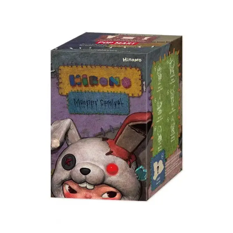 POPMART Hirono Monsters Карнавал Хэллоуин Серия Слепая Коробка Милый Убийца Банни Фигурка Тайная Коробка Кукла Мрачный Жнец Подарочные Игрушки (art.: 3920d287fa25f) - 3920d287fa25f