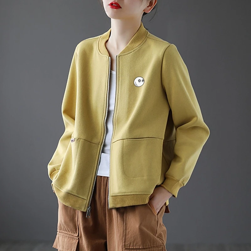 Autumn Women Golf Wear Women's Golf Jackets Zipper Cardigan Ladies Casual Fashion Jacket Sports Tennis Women Malbon Golf Wear