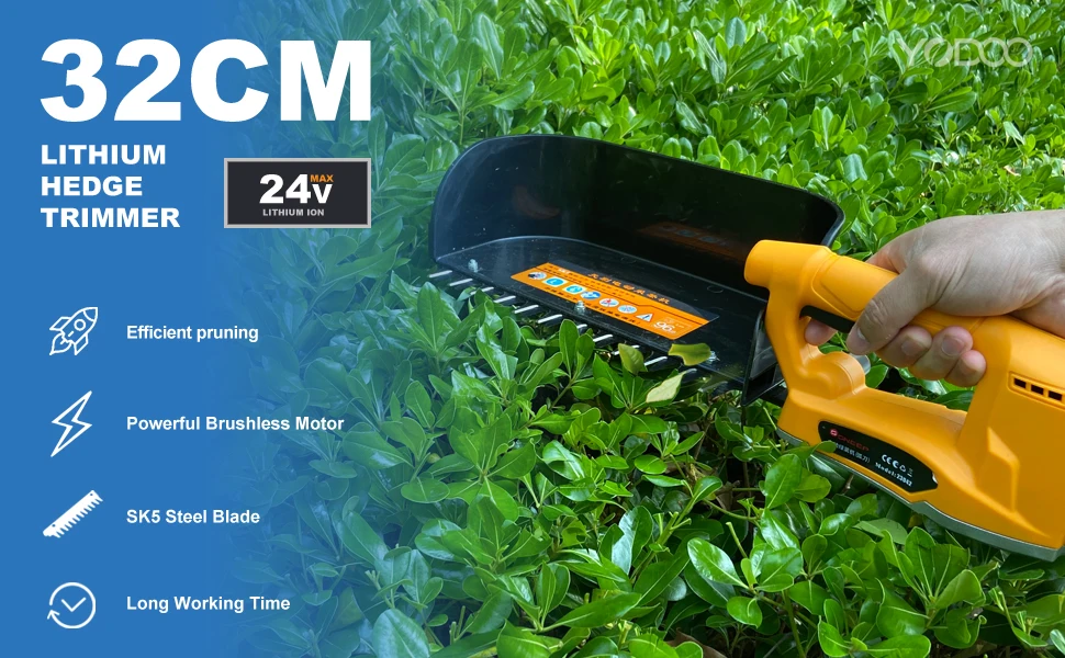 Портативная машина Yodoo для сбора чая и сада с литиевой батареей листьями