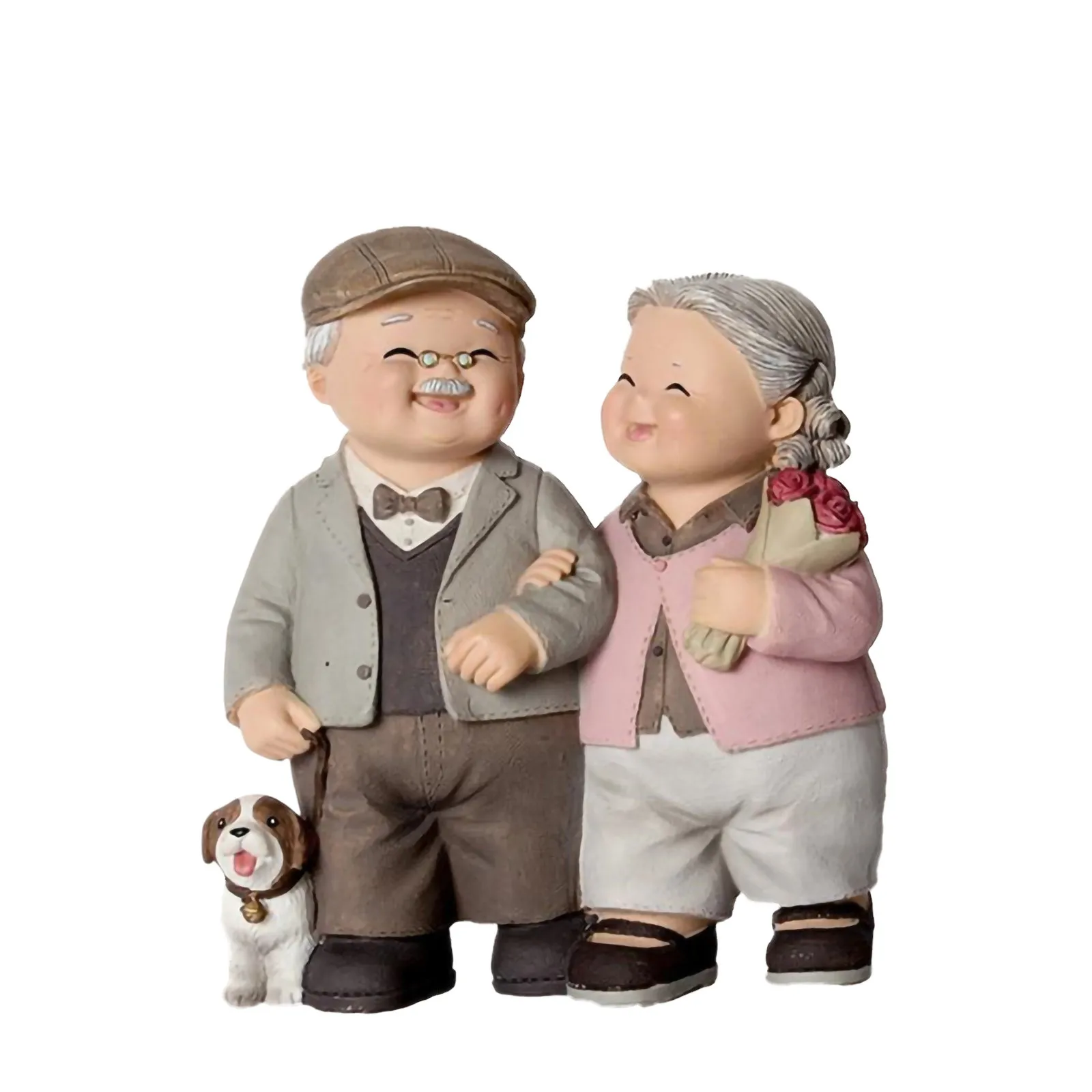 

Valentine's Day Sweetheart Lover Stay Togethe Couple Figurine Resin Statue Wedding Valentines Day Gift Desk Home Decor miniature