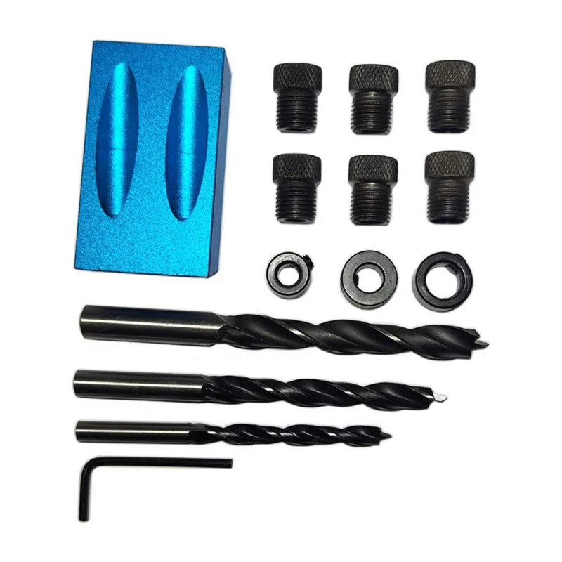 Car locatorCross-Border15°Woodworking Oblique Hole Borehole Locator Carpentry Drill Regulator Limit Three Tips