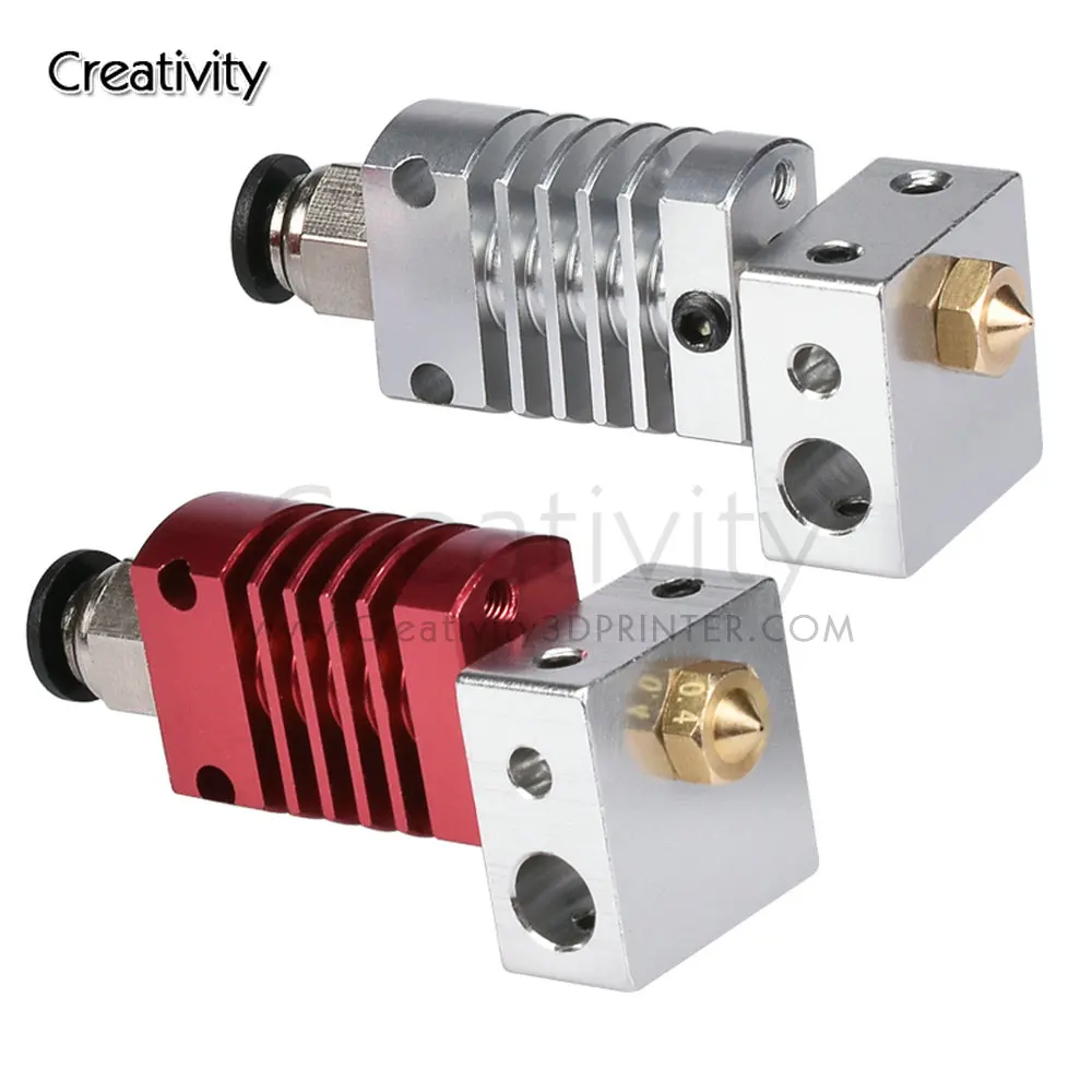 

3D Printer Parts Full Metal J-head Hotend Extruder Kit CR8/CR10 For CR-10 CR-10S 3D V6 Bowden Extruder 1.75/0.4MM Nozzle