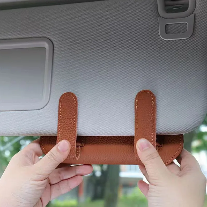 Автомобильный держатель для очков универсальный аксессуар хранения