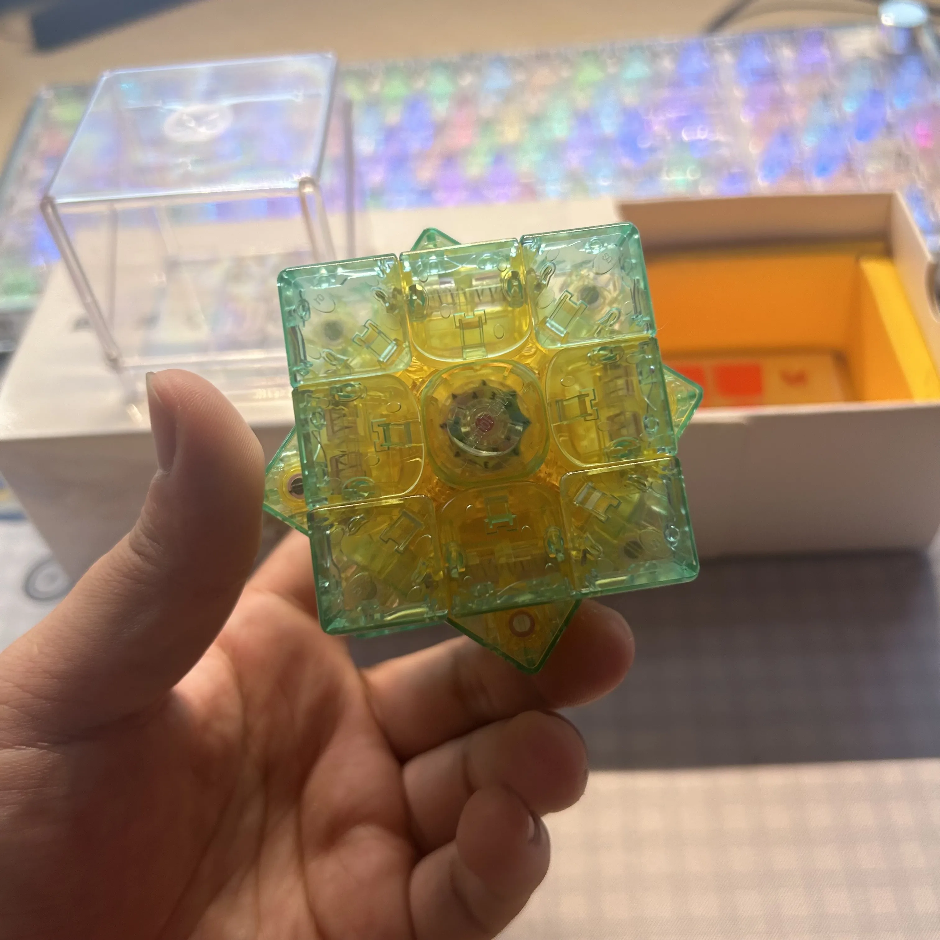 Магнитный Изумрудный кубик 3x3