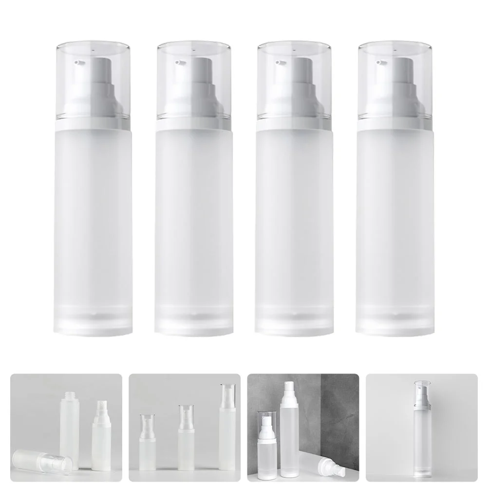 

4pcs 20ml Empty Plastic Airless Vacuum Pump Bottles Cosmetic Press Bottles