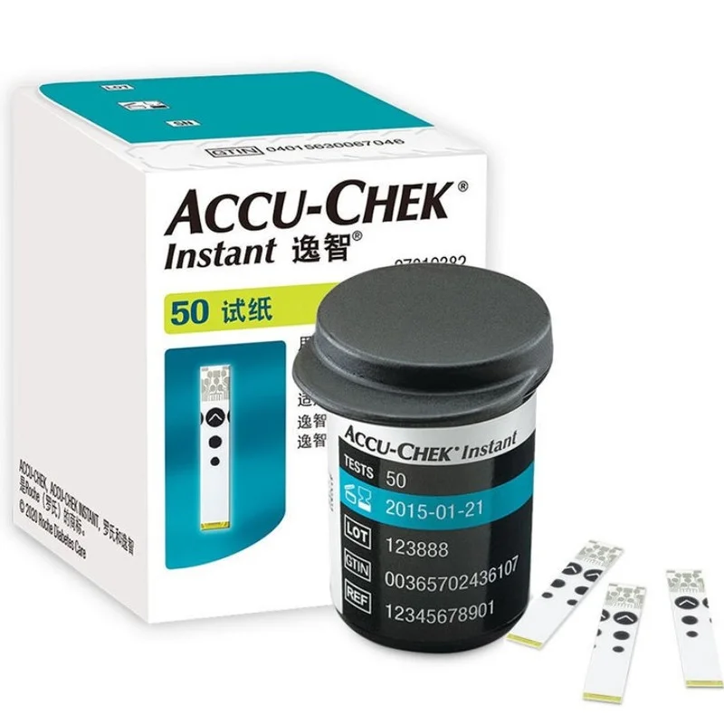 

Accu Chek Instant Test Strips 50pcs 100pcs Blood Glucose Tester Home Use Meter