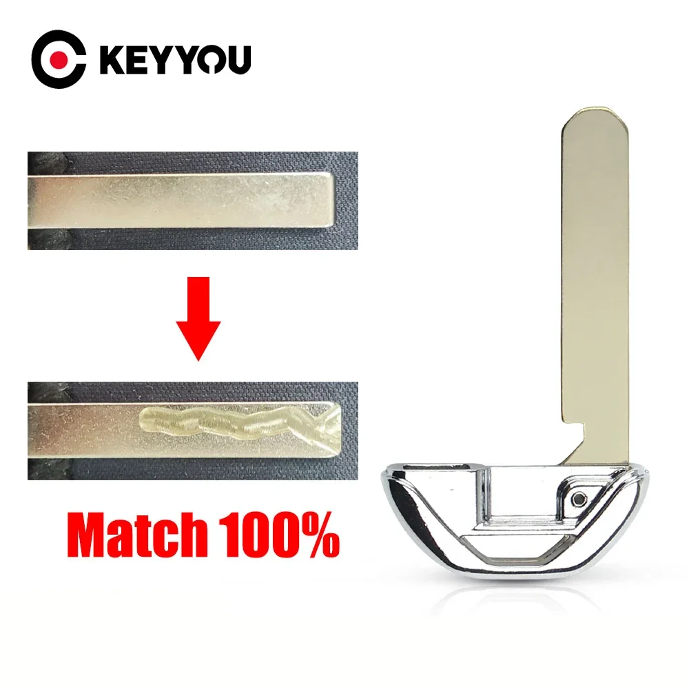 

KEYYOU с обслуживанием резки с ЧПУ, умный аварийный дистанционный ключ с необрезанным лезвием для Honda Accord Crosstour Odyssey Civic Fit 2013-2016