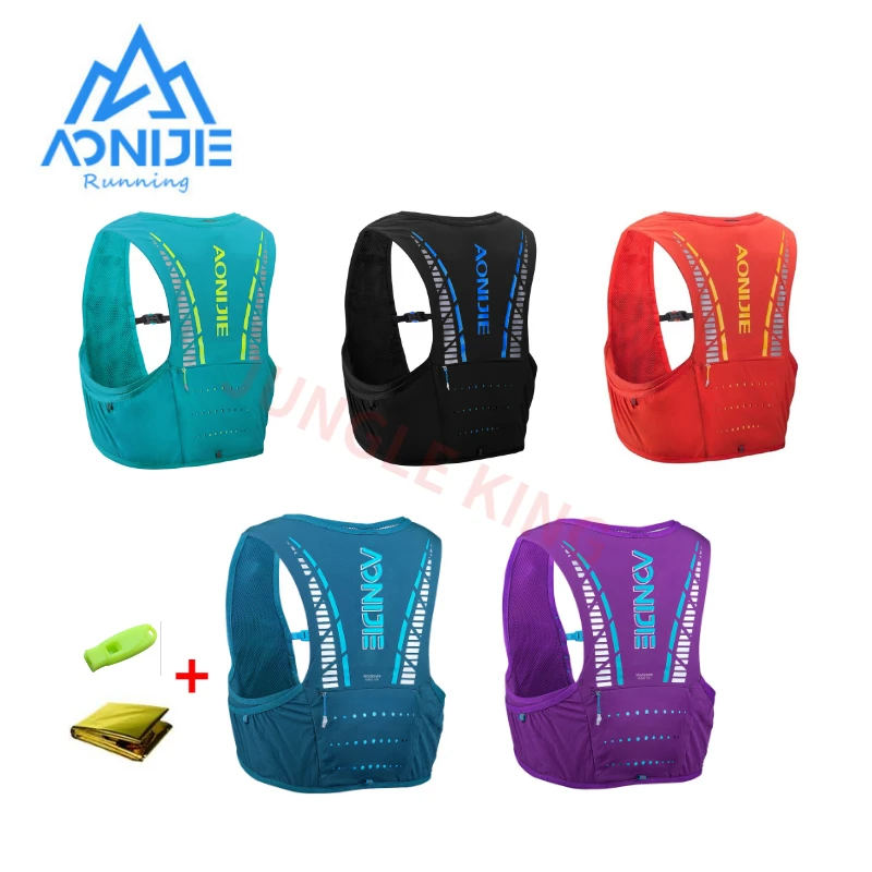 

AONIJIE C933S 2022 New Update Outdoor Sports 5L Backpack Hydration Pack Rucksack Bag Vest Harness For Marathon Camping Running