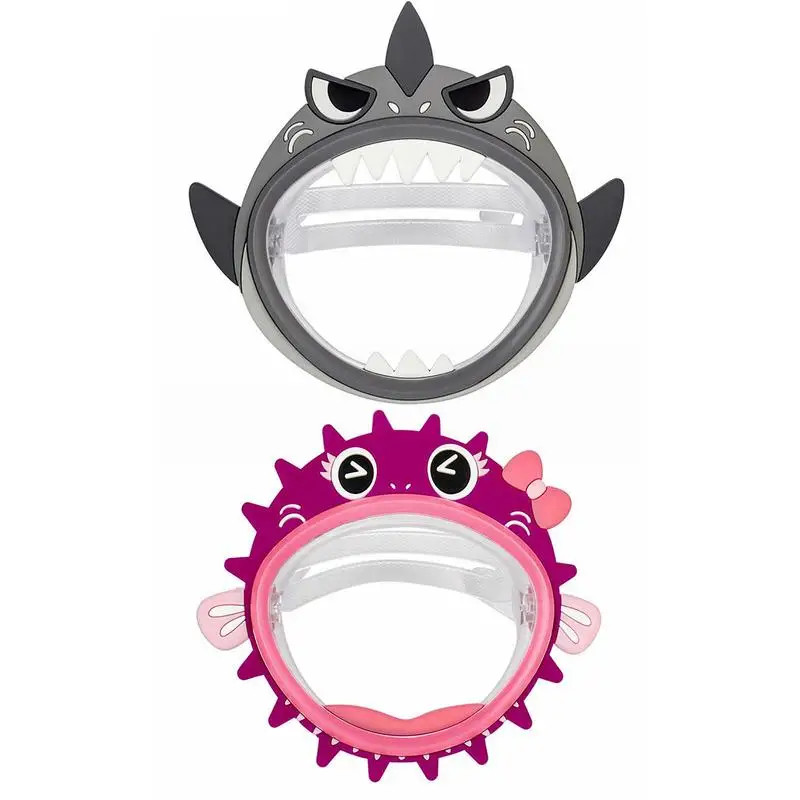 

Kids Snorkel Masque Dive Goggles Kids Snorkel Face Cover Swimming Toys For Kids Silicone Diving Masque Snorkeling Gear