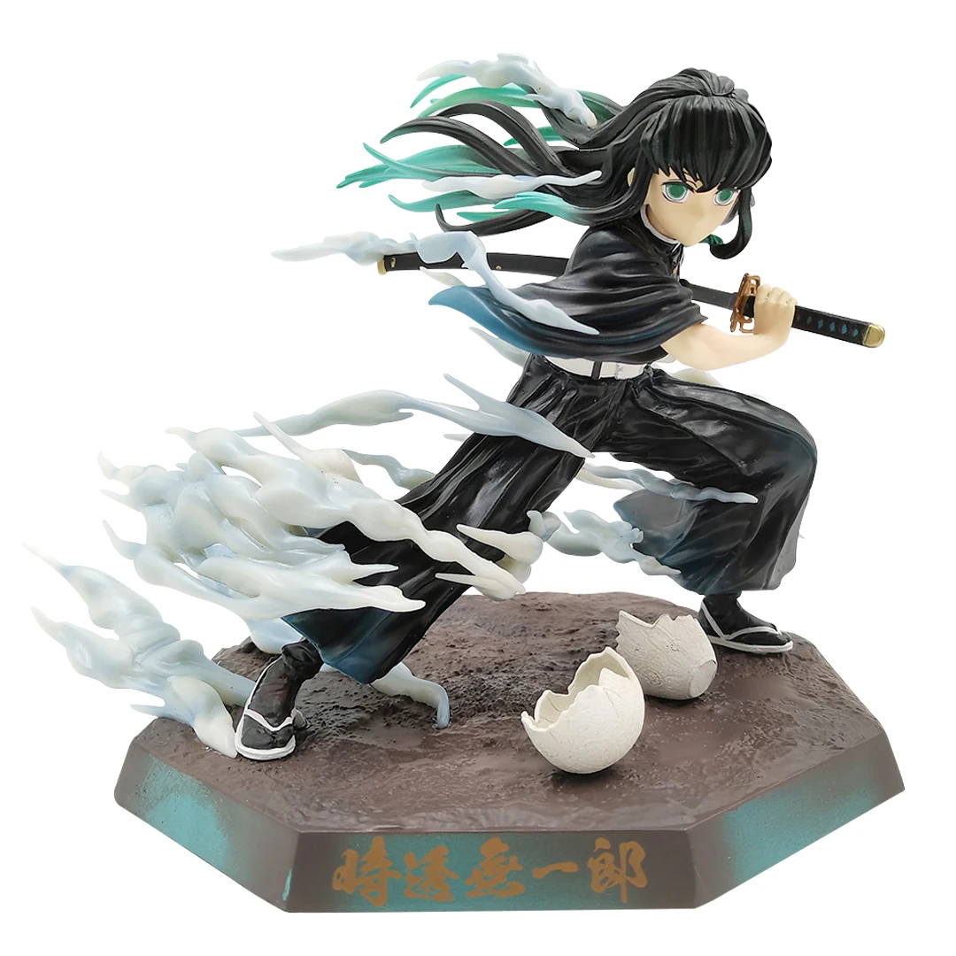 

18 см аниме Denmon S Ayer: Kimetsu no Yaiba фигурка GK S Tatsue Tokito Muichirou PVC Ac Chion Figure and y Game Koche c Chibemo de l