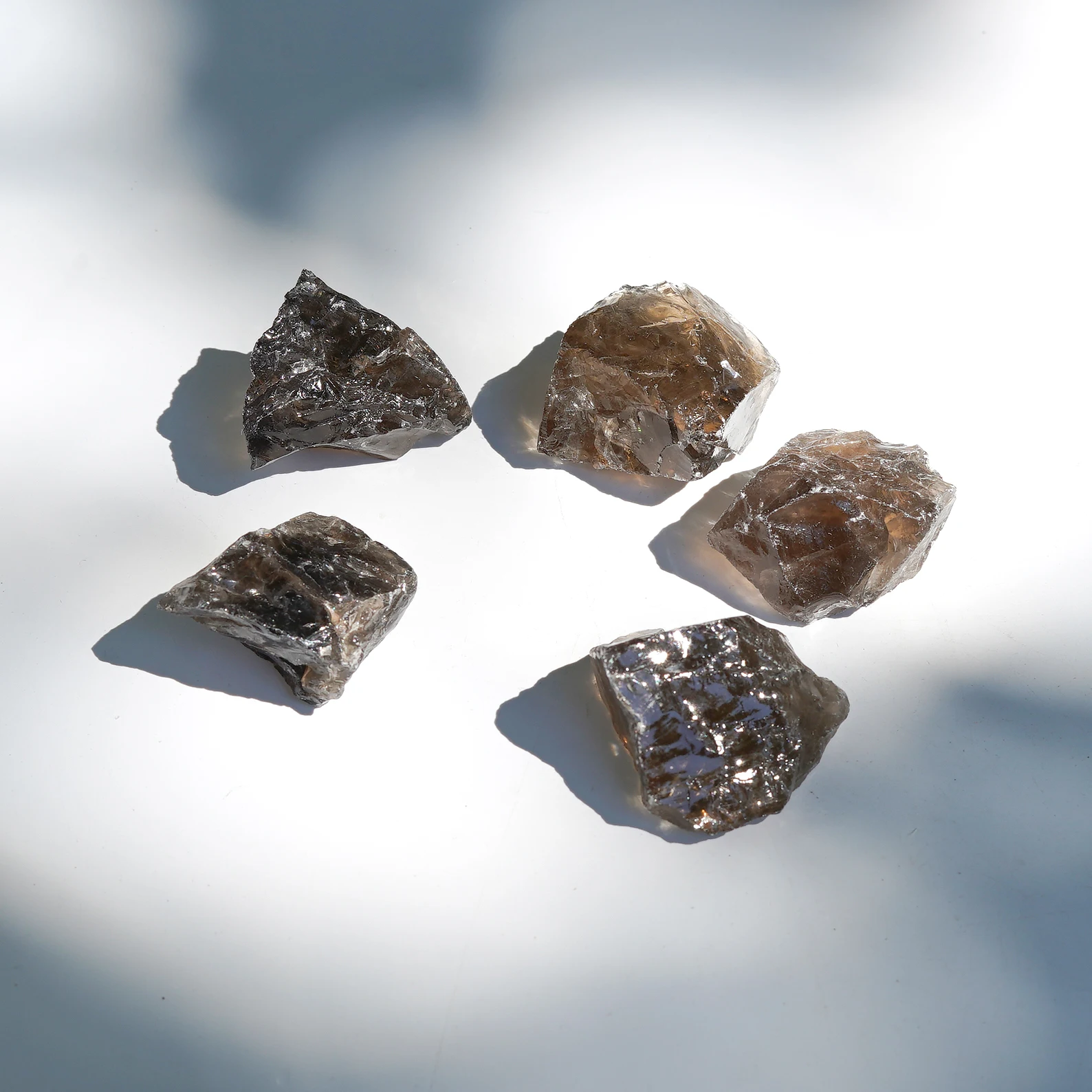 

Natural Irregular Mineral Raw Smoky Quartz Energy Healing Stone Aquarium Garden Ornament Decoration Crystal Specimen