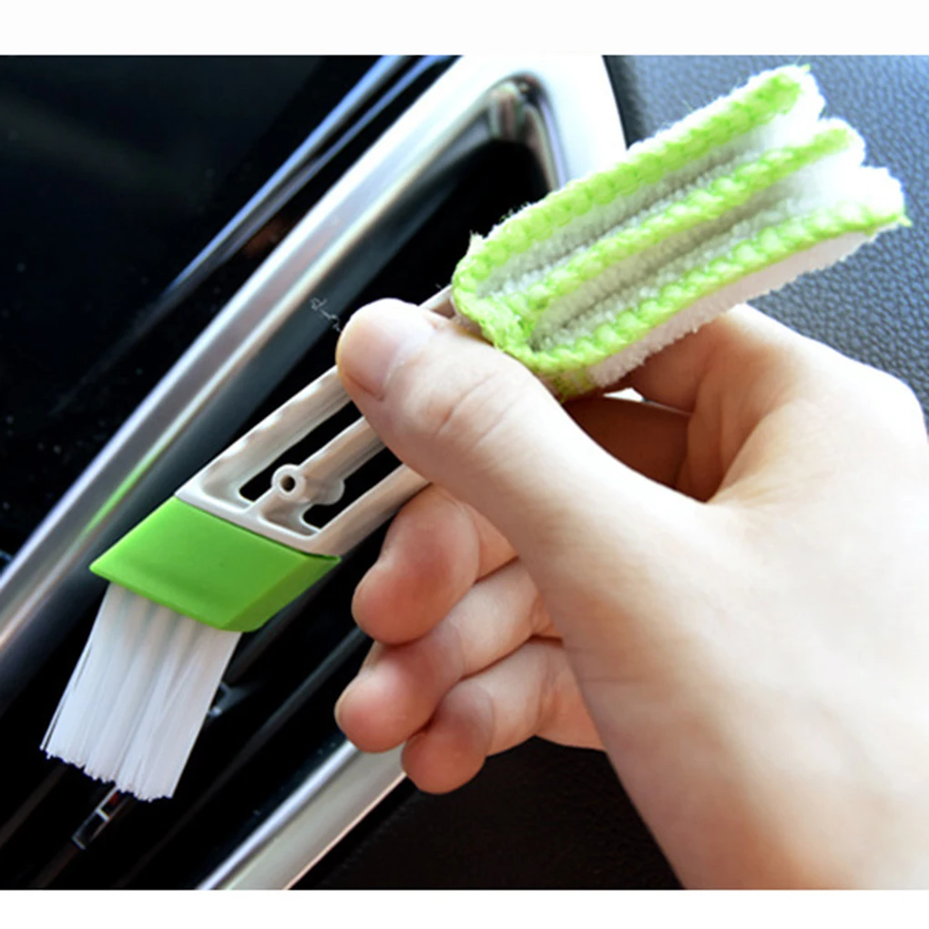 

Многофункциональная автомобильная щетка для чистки выходного отверстия кондиционера клавиатура для приборной панели Пылезащитная портативная щетка