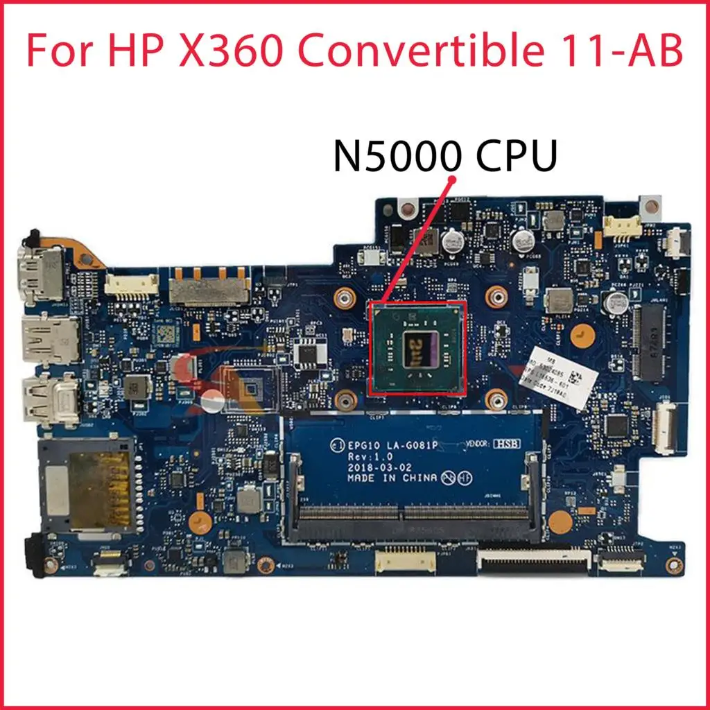 

Материнская плата Akemy для ноутбука HP X360 Convertible 11-AB