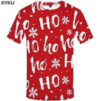 christmas t shirt men funny anime costume christmas t shirt red 3d t shirt punk rock print t shirt party happy mens new arrival