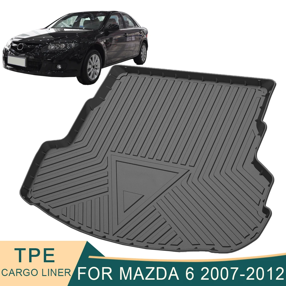 

For Mazda6 Mazda 6 2nd 2007-2012 Auto Car Cargo Liner All-Weather TPE Non-slip Trunk Mats Boot Tray Carpet Interior Accessories
