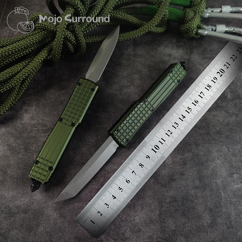 UT UTX UTD Series Micro Ultra Tech Knife Signature Edition Green Stonwash Drop Point Blade EDC Карманные ножи для