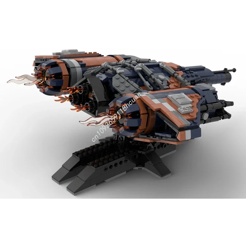Набор строительных блоков MOC Arcadia-Class Jumpship, 1216 деталей, идеальный подарок на Рождество и день рождения, DIY-конструктор для детей, подарок на Новый год (art.: 3920db285f8a7) - 3920db285f8a7