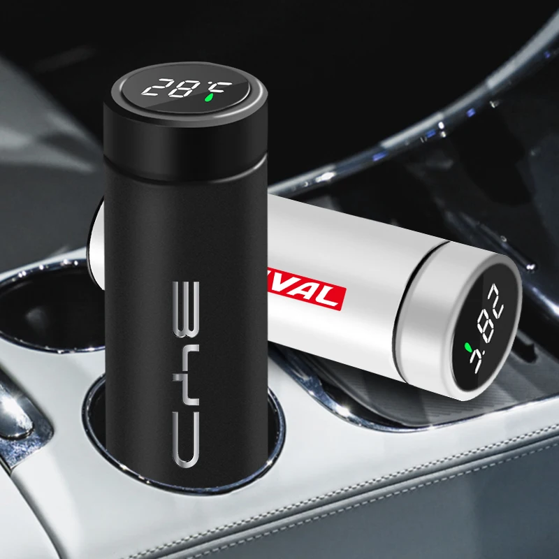 

1pcs Car Stainless Steel Temperature Display Water Bottle for Subaru Forester Xv Impreza Wrx Sti 2010 Outback Legacy Accessories