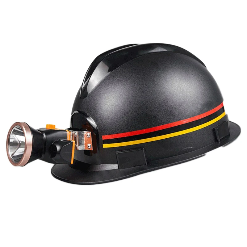 

ANPWOO Miners Helmet with Charging Headlights ABS material Anti-piercing Safety Helmet Construction Working Hard Hat