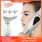 второй подбородок микротоки для лица от подбородка Электрический V-Face формируя подтяжки для похудения двойной подбородок Редуктор V-Line подтяжка щек машина для уменьшения лица шеи Лифт массажер