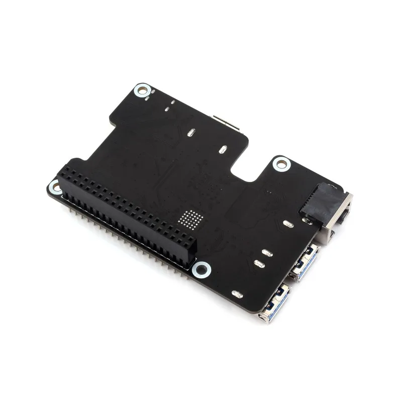 Фото Плата PCIe для подключения Gigabit Ethernet и USB 3.2 Gen1 для Raspberry Pi 5, 3x USB 3.2 Gen1, 1x Gigabit Ethernet, без драйверов №4