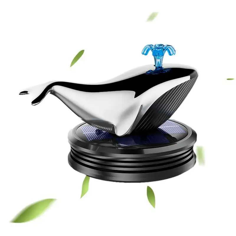 

Dolphin Car Air Freshener Dolphin Design Car Air Fragrance Rotating Solar Aromatherapy Essential Oil Diffuser Scent Car Decor