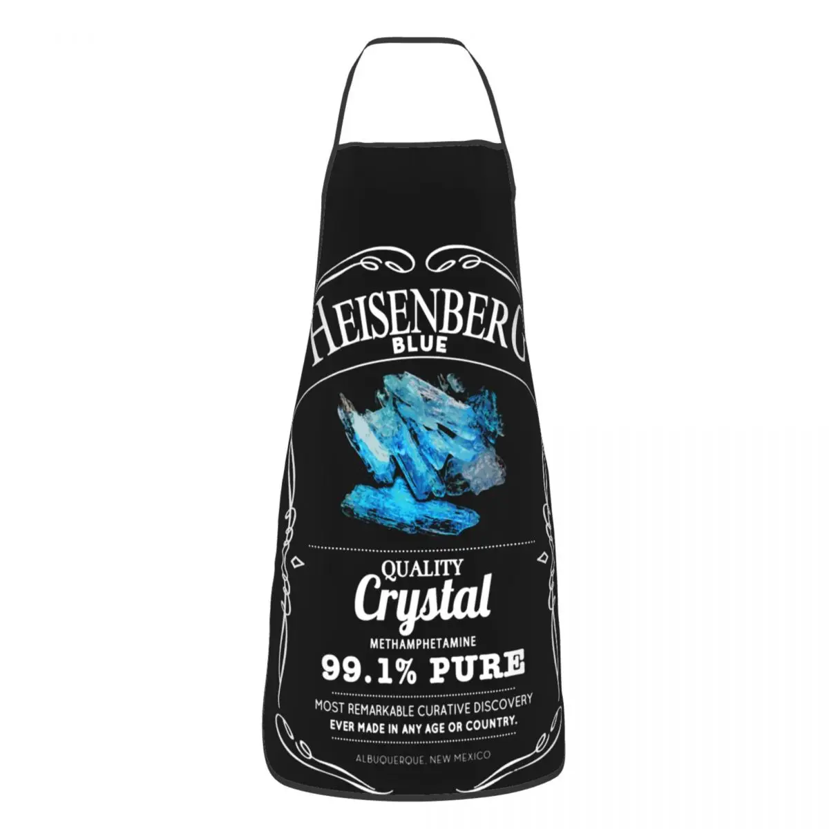 

Heisenberg Blue 99.1% Pure Breaking Bad Kitchen Household Aprons Antifouling Bib Tablier for Unisex Chef Cooking Home Cleaning