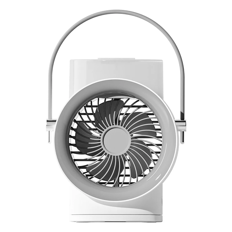 

Home Appliances USB Rechargeable Tabletop Air Conditioner Water Cooling Fan With Humidifier LED Lamp Air Cooler