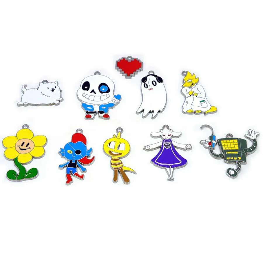 Модное ожерелье Папирус из андертейл Sans Frisk мужество любовь сердце мультяшная