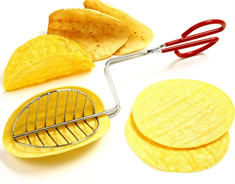 Кухонная жареная кукурузная шелуха Тако картофель фри корзина дуршлаг ситечко 8