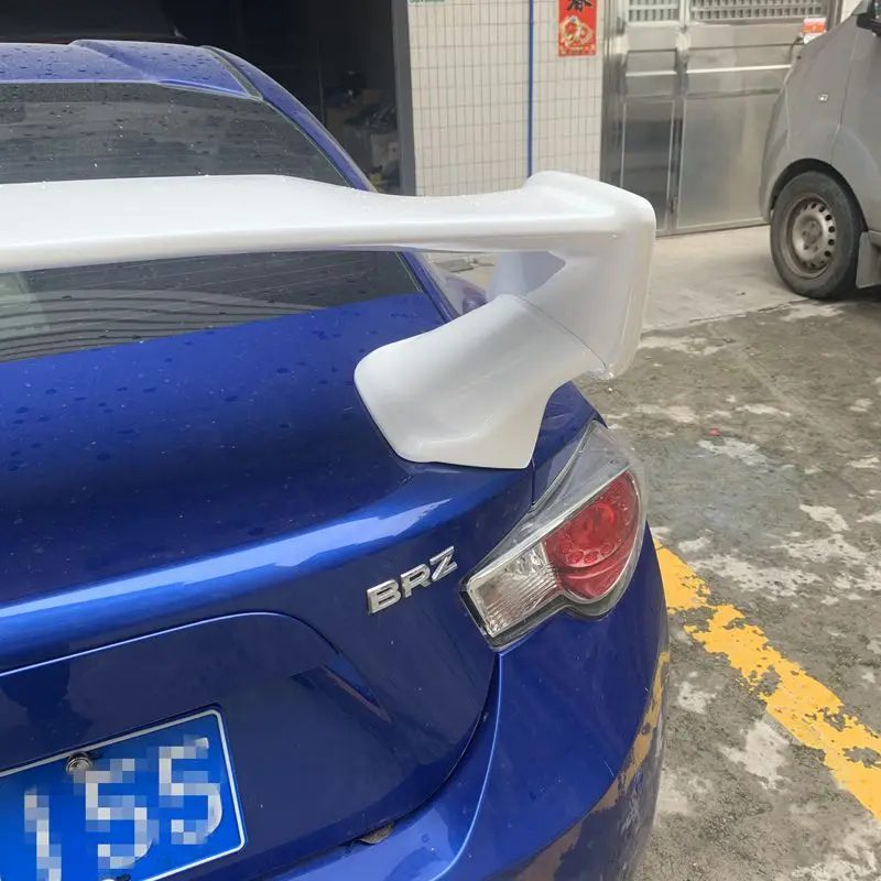 Материал ABS несколько цветов углеродное волокно черный белый цвет спойлер в