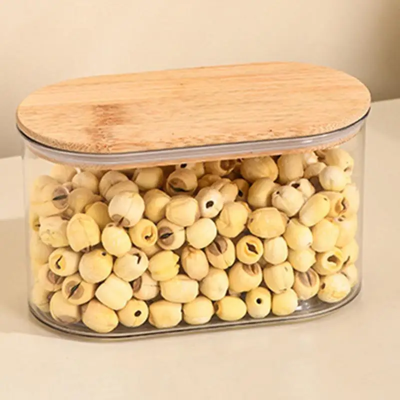 Герметичный контейнер для риса хранения зерен пищевого класса прозрачная