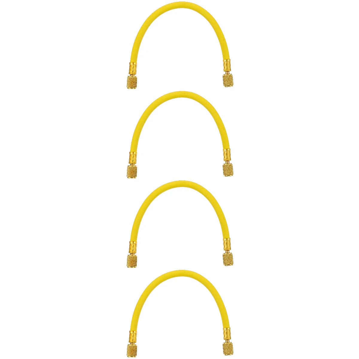 

4pcs Portable Car Refrigerant Recharge Hose Car AC Air Conditioner Recharge