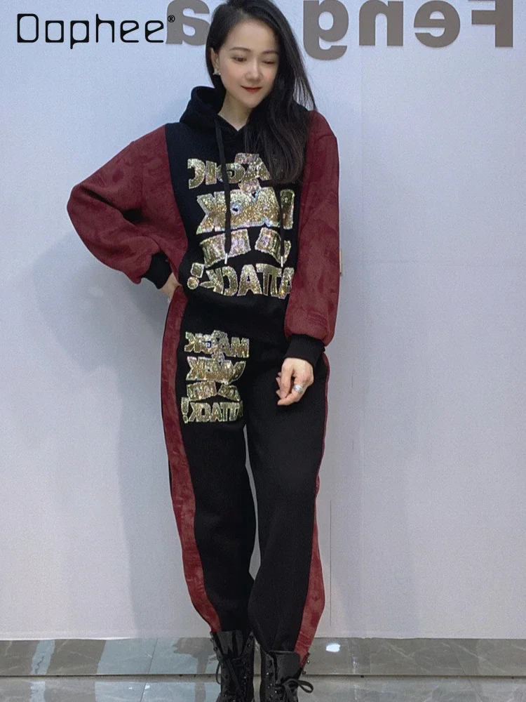 Утолщенный флисовый повседневный костюм женская одежда зимняя куртка с