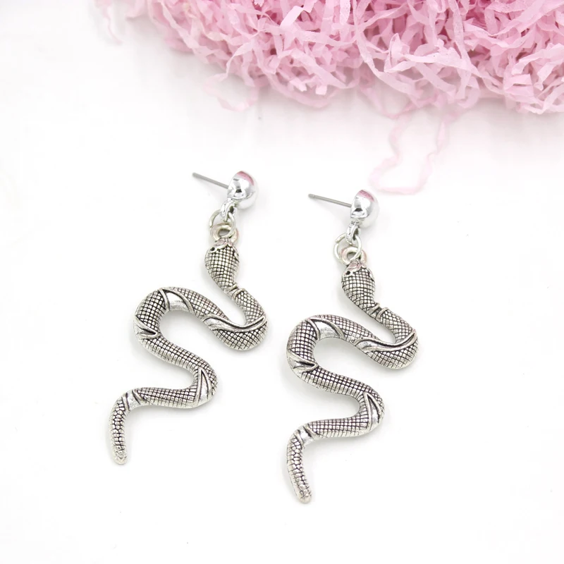 

Punk Style Snake Earrings Statement Dangle Earrings For Women Girl Gifts Retro Drop Earrings Brincos Pendientes Cерьги Jewelry