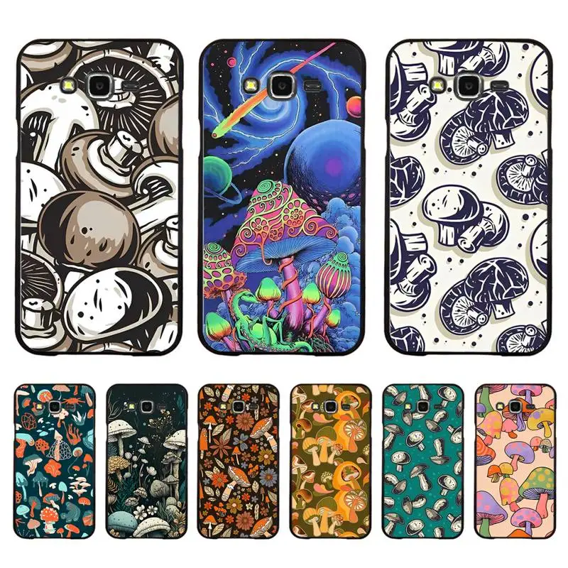 

Graffiti Line Mushroom Phone Case For Samsung J 7 plus 7core J7 neo J6 plus prime J6 J4 J5 Mobile Cover