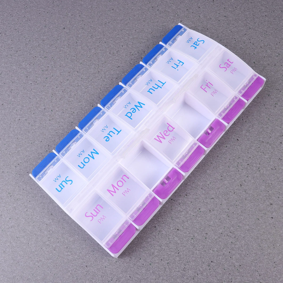 

Container Storage Case Box Vitamin Organizer Dispenser Supplement Holder
