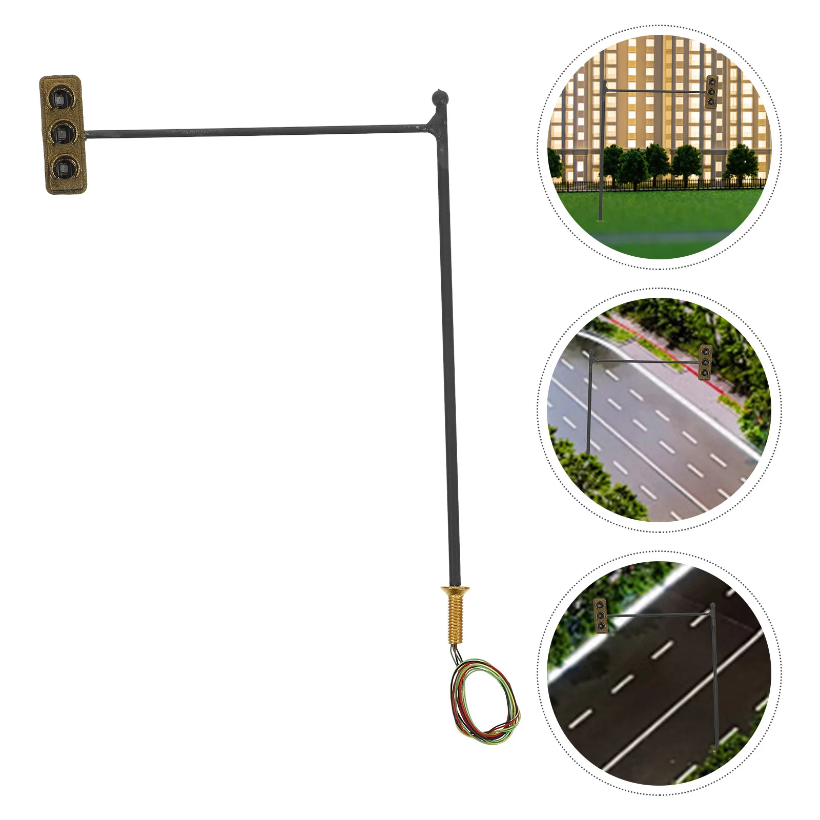 Модель поезда сигнальная лампа микропейзажные украшения мини-моделирование